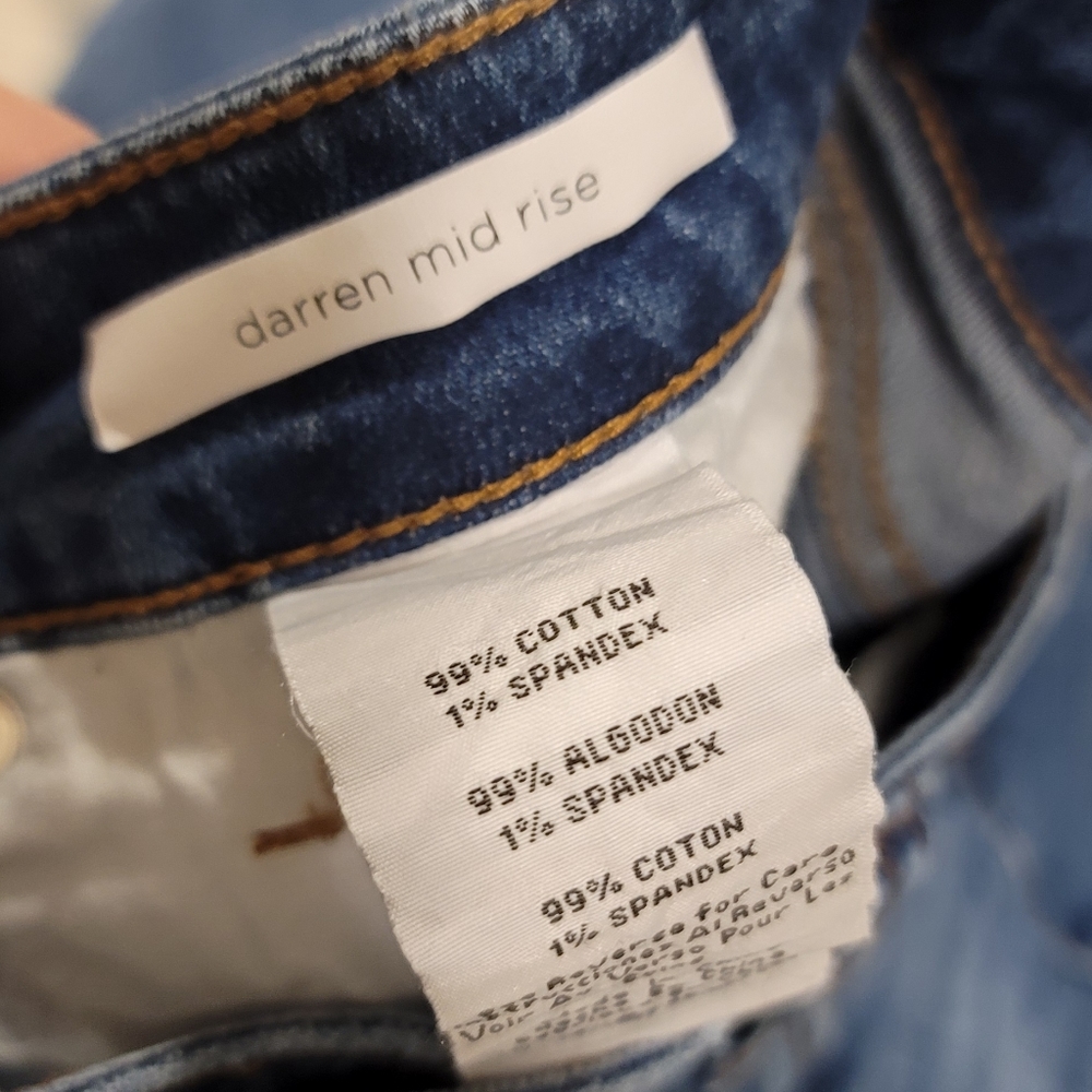 Women's STS Blue Darren Mid Rise Roll Cuffed Girlfriend Jean 27 - Picture 6 of 6